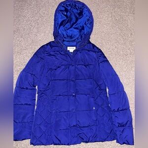 St.Johns Bay Women’s Small Royal Blue Puffer Coat